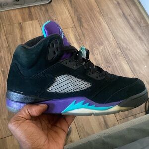 Jordan Athletic Shoes Black Purple Teal